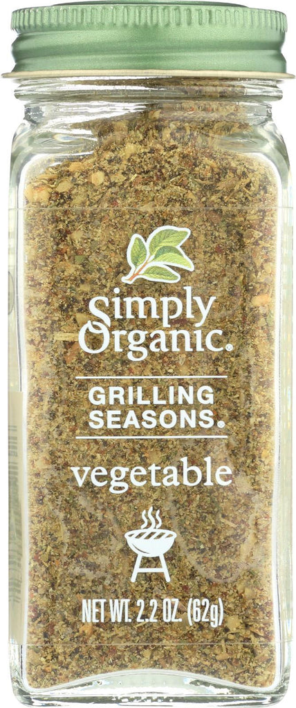 Simply Organic Vegetable Grilling Seasons - Case Of 6 - 2.2 Oz.