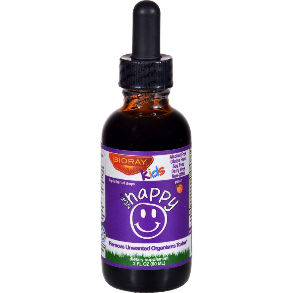 Bioray Kids Ndf - Happy - Drops - Peach - 2 Oz