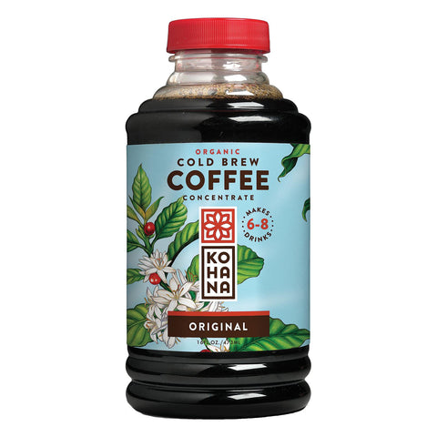 Kohana Organic Cold Brew Coffee Concentrate - Original - Case Of 12 - 16 Fl Oz.