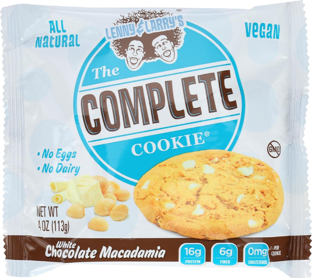 Lenny And Larry's The Complete Cookie - White Chocolate Macadamia - 4 Oz - Case Of 12