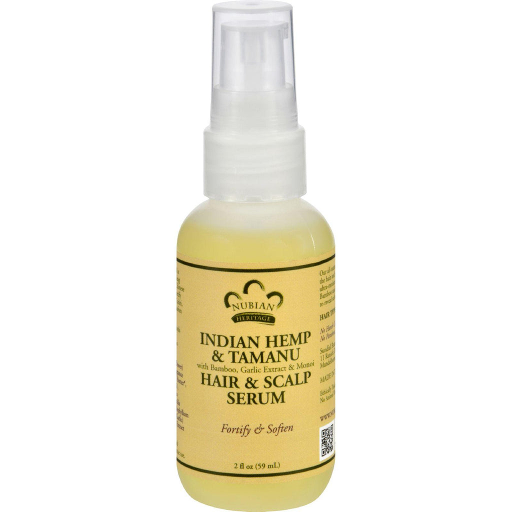 Nubian Heritage Hair Serum - Indian Hemp And Tamanu - 2 Oz