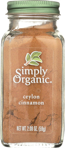 Simply Organic Ground Ceylon Cinnamon - Case Of 6 - 2.08 Oz.