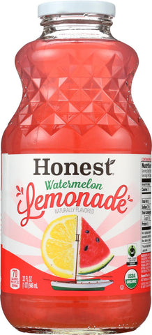 Honest Tea Organic Lemonade Watermelon - Case Of 12 - 32 Fl Oz.