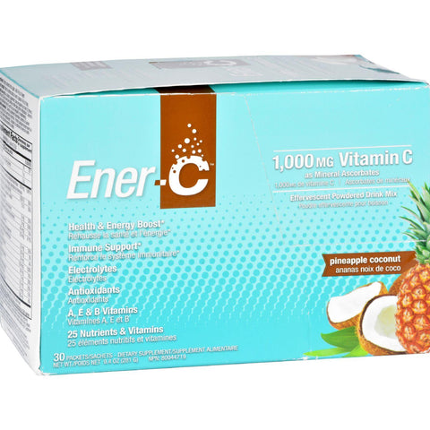 Ener-c - Pineapple Coconut - 1000 Mg - 30 Packets