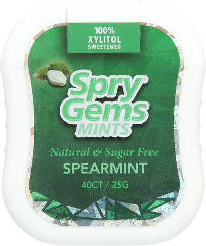 Spry Xylitol - Spearmint - Case Of 6 - 40 Count