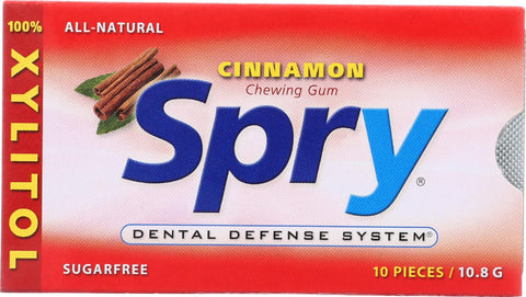 Spry Xylitol Gems - Cinnamon - Case Of 20 - 10 Count