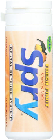 Spry Xylitol Gum - Green Tea - Case Of 6 - 30 Count