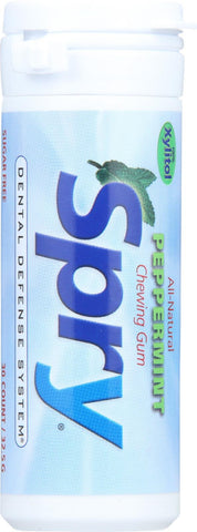 Spry Xylitol Gum - Peppermint - Case Of 6 - 30 Count