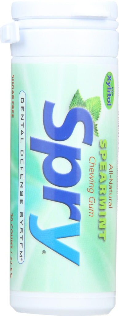 Spry Xylitol Gum - Spearmint - Case Of 6 - 30 Count