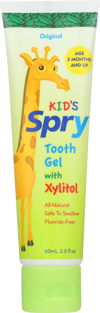 Spry Xylitol Tooth Gel - Original - Case Of 1 - 2 Fl Oz.