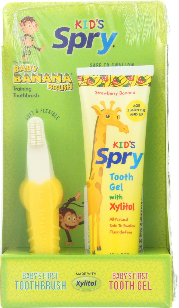 Spry Brush Kit - Kid's Baby Banana - Case Of 1