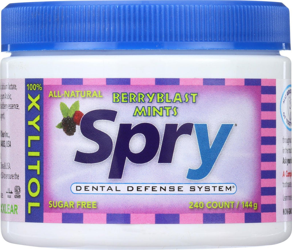 Spry Xylitol Mints - Berry Blast - Case Of 1 - 240 Count