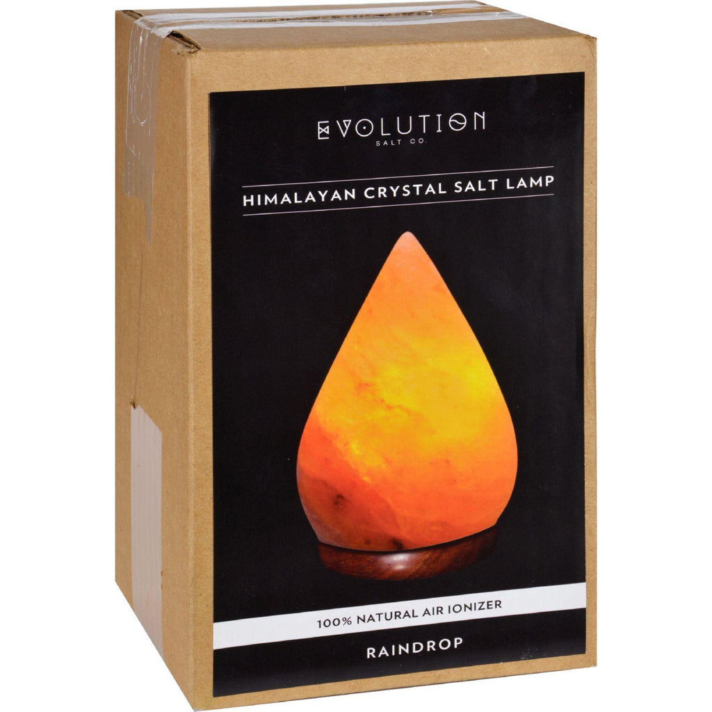 Evolution Salt Crystal Salt Lamp - Raindrop - 1 Count