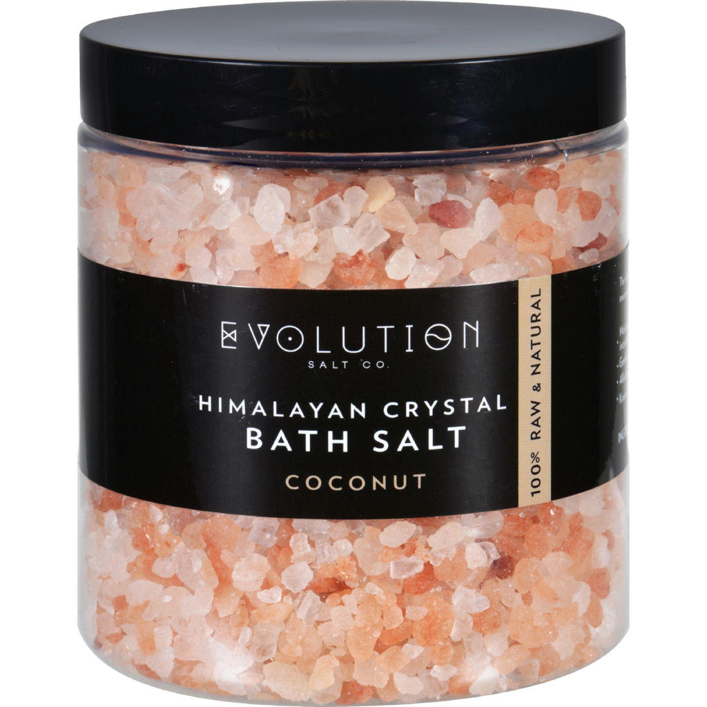 Evolution Salt Bath Salt - Himalayan - Coarse - Coconut - 26 Oz