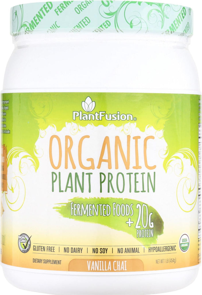 Plantfusion Plant Protein - Organic - Vanilla Chai - 1 Lb