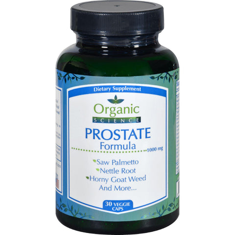 Organic Science Prostate Formula - 30 Veggie Caps