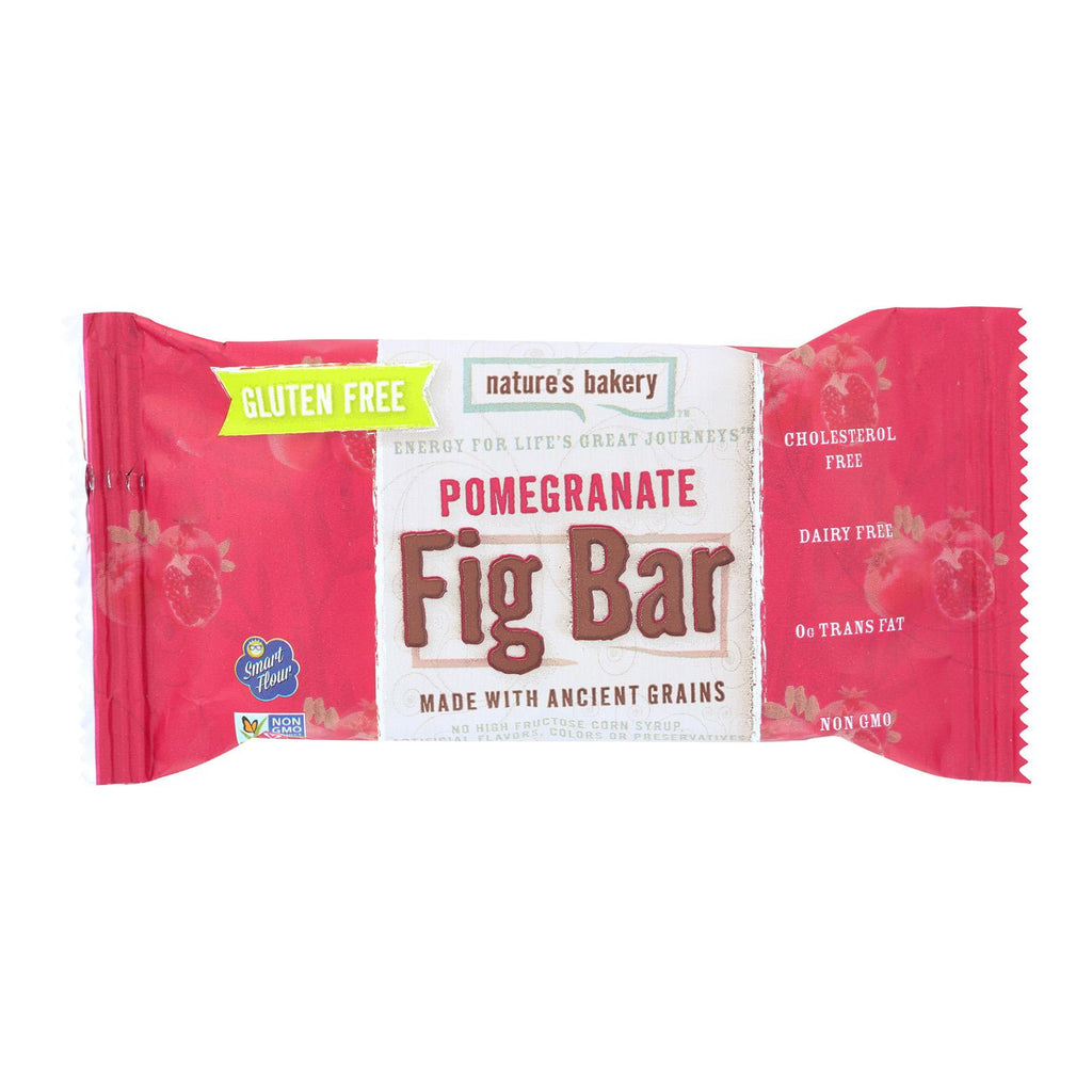 Nature's Bakery Gluten Free Fig Bar - Pomegranite - Case Of 12 - 2 Oz.