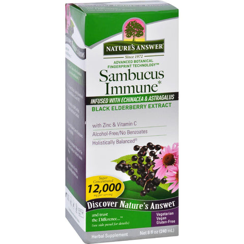 Natures Answer Sambucus Immune Support - 8 Oz