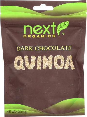 Next Organics Organic Dark Chocolate - Quinoa - Case Of 6 - 4 Oz.