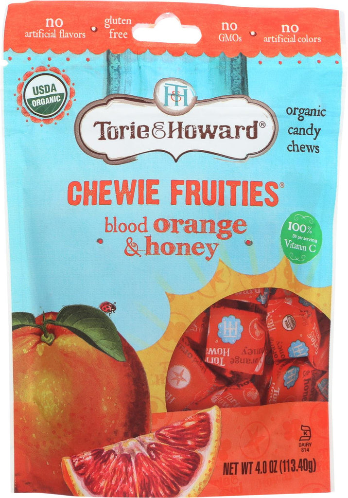 Torie And Howard Chewie Fruities - Blood Orange And Honey - Case Of 6 - 4 Oz.