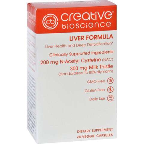 Creative Bioscience Liver Formula - 60 Vegetarian Capsules