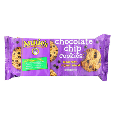 Annie's Homegrown Cookies Chocolate Chip - Case Of 10 - 8.4 Oz.