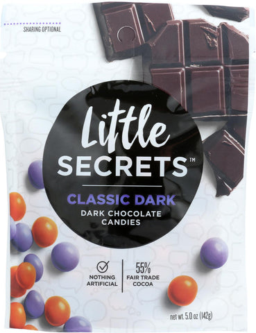 Little Secrets Classic Dark Chocolate Candies - Case Of 8 - 5 Oz.