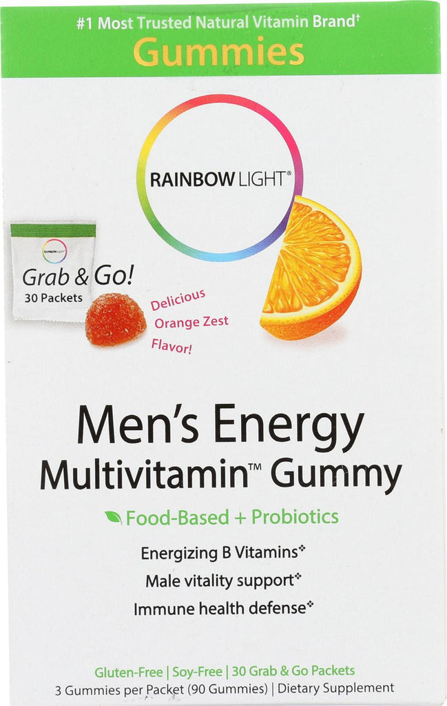 Rainbow Light Mens Multivitamin - Energy - Gummy - 30 Packets