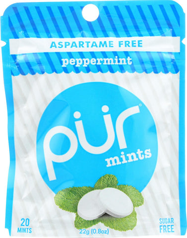 Pur Mint Gum - Peppermint - Case Of 12 - 60