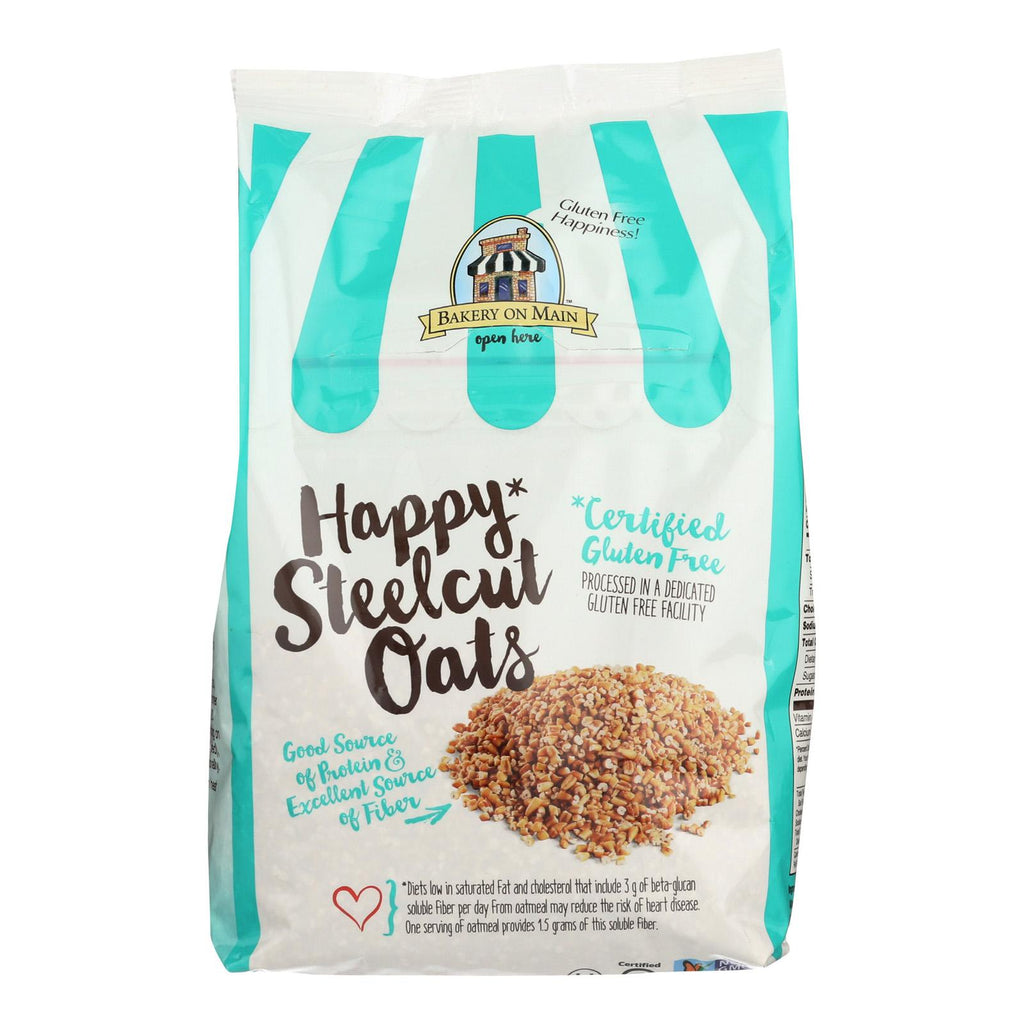 Bakery On Main Happy Steel Cut Oats - Case Of 4 - 24 Oz.