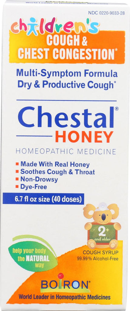 Boiron Chestal - Cough And Chest Congestion - Honey - Childrens - 6.7 Oz