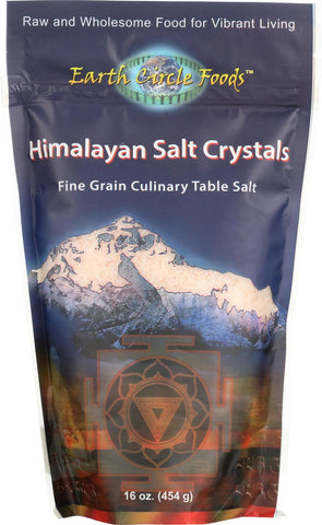 Earth Circle Organics Himalayan Salt Crystals - Culinary - 16 Oz