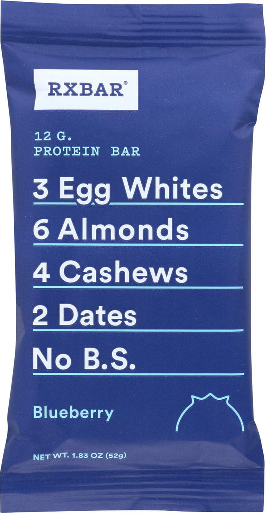 Rxbar Bar - Protein - Blueberry - 1.83 Oz - Case Of 12