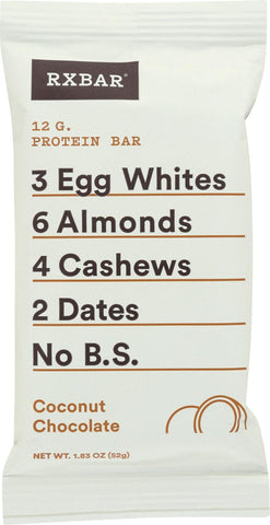 Rxbar Bar - Protein - Coconut Chocolate - 1.83 Oz - Case Of 12