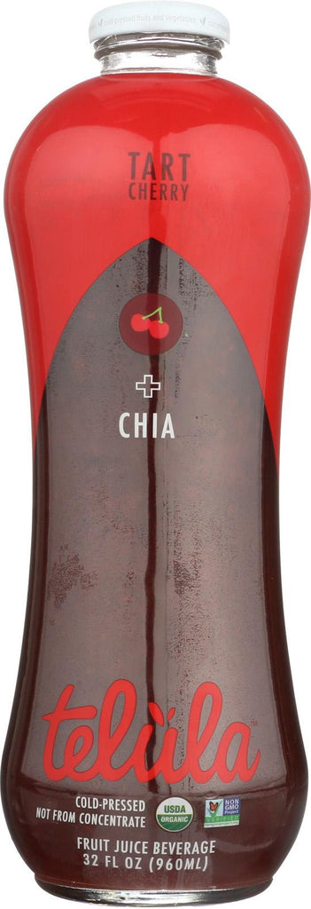 Telula Beverages Organic Juice - Tart Cherry And Chai - Case Of 6 - 32 Fl Oz.