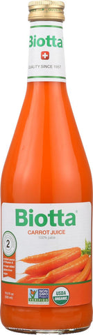 Biotta Juice - Carrot - Case Of 6 - 16.9 Fl Oz.