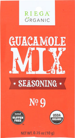 Riega Foods Seasoning Guacamole Mix - Case Of 8 - 0.35 Oz.