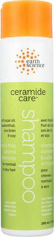 Earth Science Ceramide Care Curl And Frizz Control Shampoo - Case Of 1 - 10 Fl Oz.