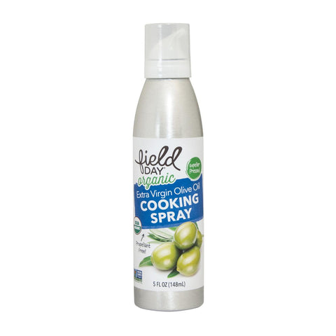 Field Day Organic Extra Virgin Olive Oil Cooking Spray - Cooking Spray - Case Of 6 - 5 Fl Oz.