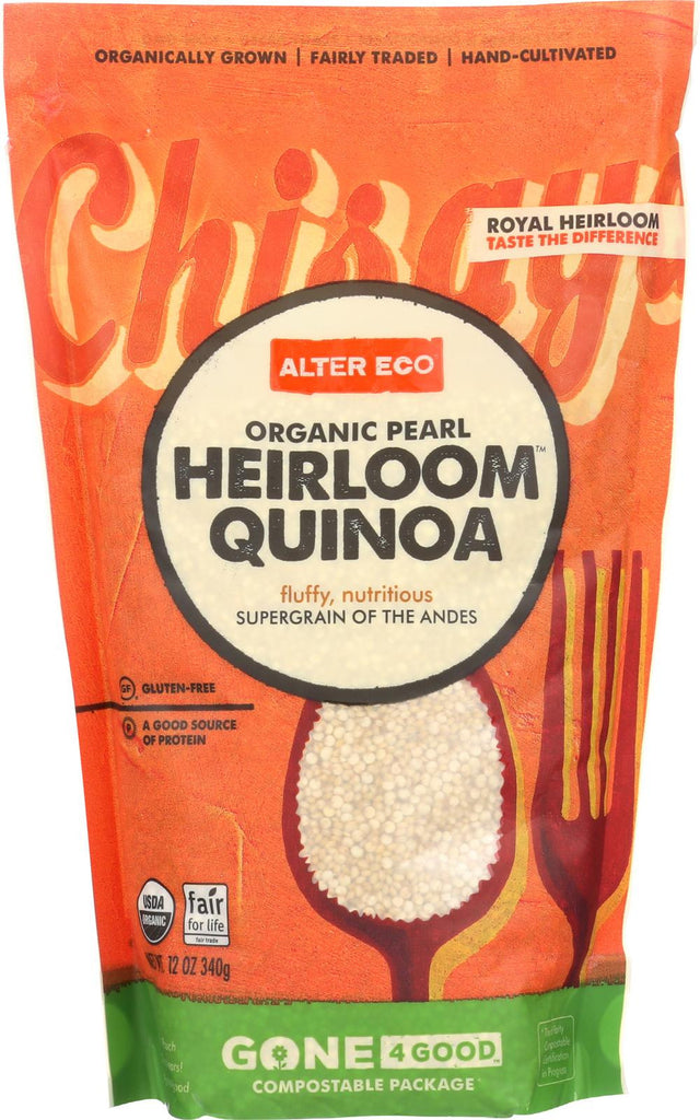 Alter Eco Americas Quinoa - Organic Pearl Heirloom - Case Of 6 - 12 Oz.