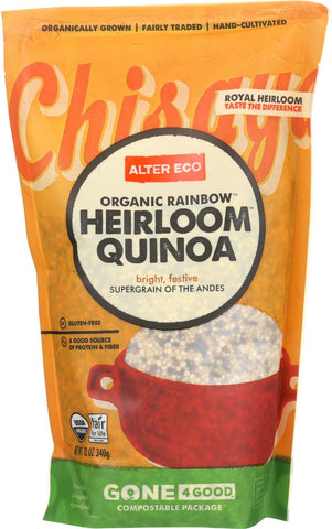 Alter Eco Americas Quinoa - Organic Rainbow Heirloom - Case Of 6 - 12 Oz.