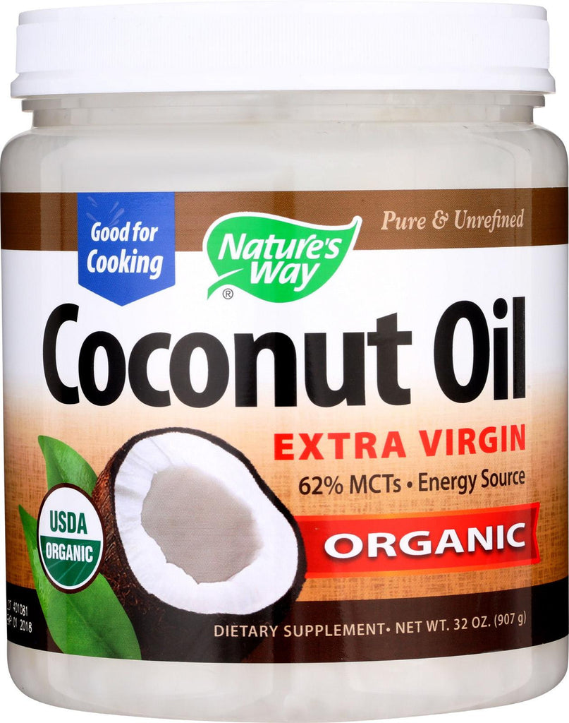 Nature's Way Coconut Oil - Extra Virgin - Case Of 1 - 32 Oz.