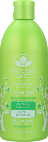 Nature's Gate Jasmine Kombucha Shine Enhancing Conditioner - Case Of 1 - 18 Fl Oz.