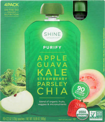 Shine Organics Superfood Purify - Case Of 4 - 0.22 Oz.