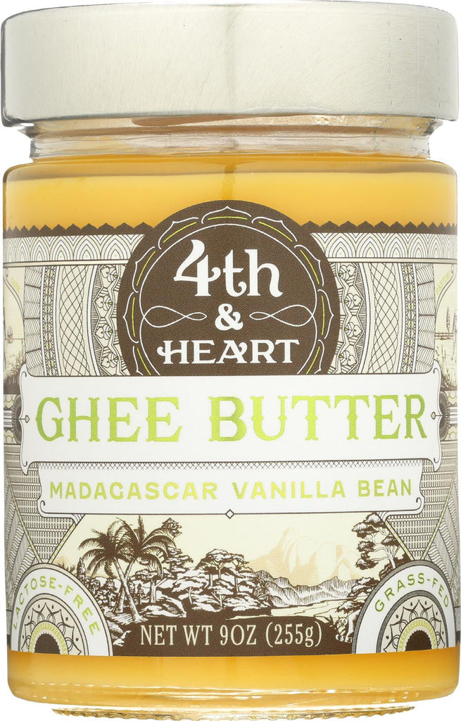 4th And Heart Ghee Butter - Madagascar Vanilla Bean - Case Of 6 - 9 Oz.