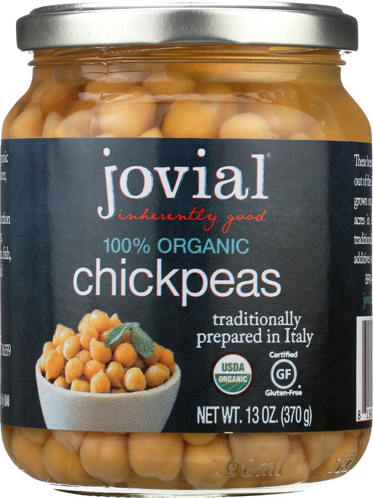 Jovial Organic Chickpeas - Case Of 6 - 13 Oz.