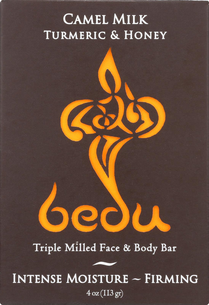 Bedu Face And Body Bar - Turmeric And Honey - Case Of 6 - 4 Oz.