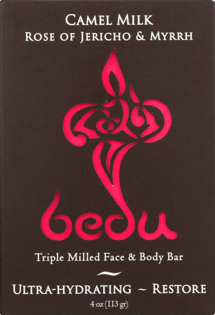 Bedu Face And Body Bar - Rose Of Jericho And Myrrh - Case Of 6 - 4 Oz.