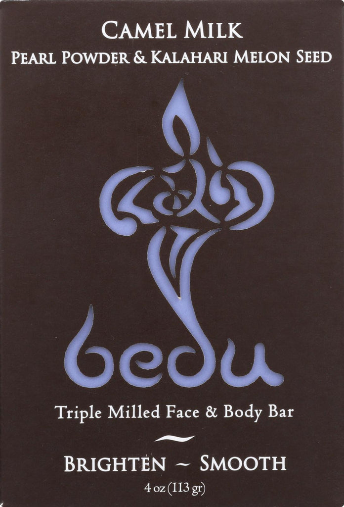 Bedu Face And Body Bar - Pearl Powder And Kalahari Melon Seed - Case Of 6 - 4 Oz.