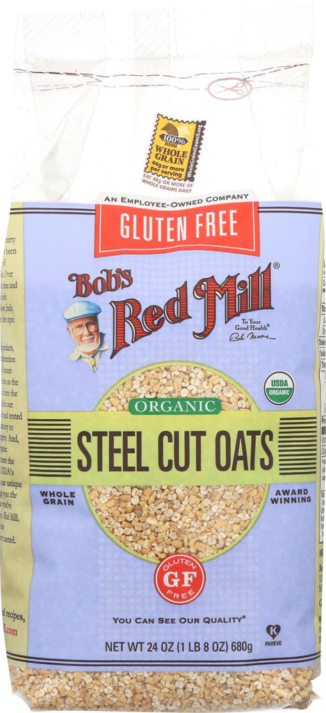 Bob's Red Mill Steel Cut Oats - Gluten Free - Case Of 4 - 24 Oz.